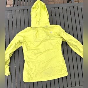 Neon Marmot rain jacket